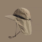 Unisex UV Protection Bucket Hat with Neck Flap – Breathable Sun Hat for Hiking, Fishing & Outdoor Adventures (Adult & Kids)