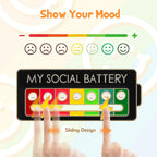 My Social Battery / Mood Tracker Enamel Brooch