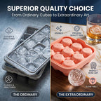 Rose Ice Cube Tray – 9-Cavity Silicone Mold for Whiskey & Cold Drinks