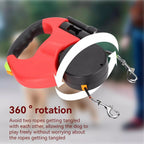 Retractable Dog Leash for Walking Two Dogs