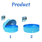 Foldable Kids Pool with Canopy – Portable Baby Splash Pool & Beach Tent for Toddlers, Kids & Pets