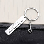 Funny Engraved Love Keychain