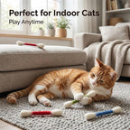 ❤️For happy, healthy, and active indoor cats🐱Swabs Cat Toys with Catnip