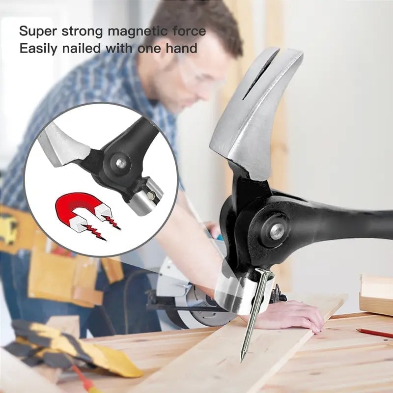 Multifunctional Magnetic Claw Hammer Tool