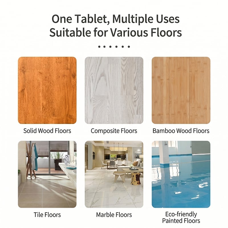 🔥Multi-Surface Floor Cleaning Tablets – Concentrated Cleaner for Hardwood, Tile, Laminate & More