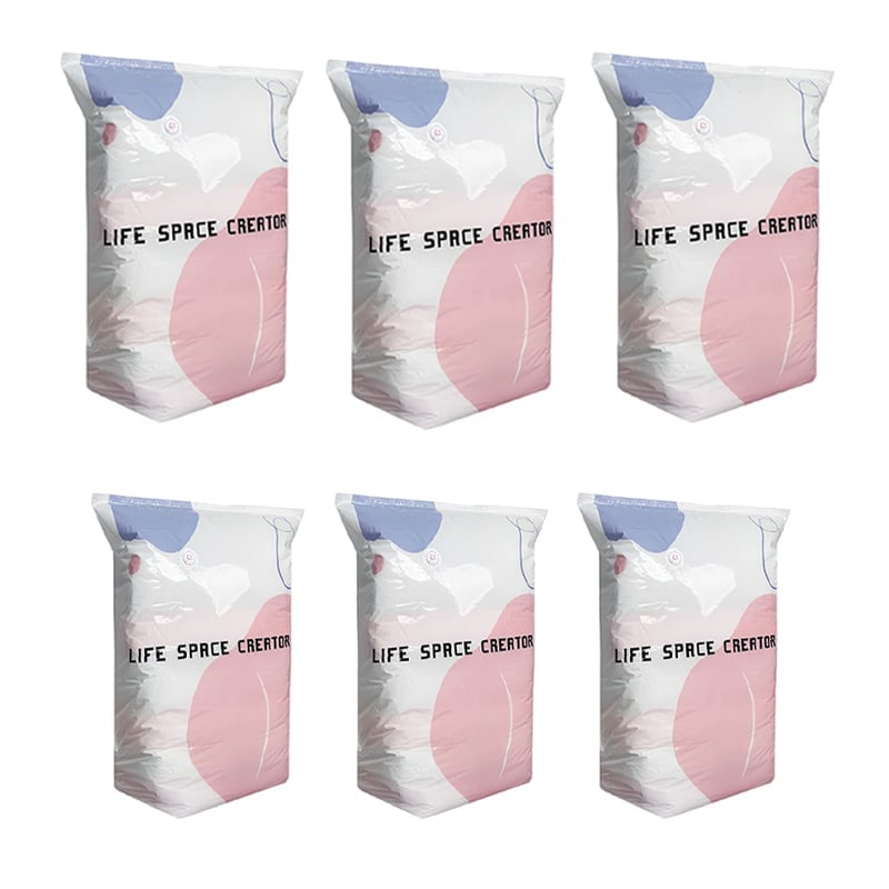 No-Pump Vacuum Storage Compression Bags