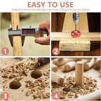 Woodworking Drill Guide Precision Center Locator Tool