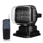 50W Remote Control 360° Rotating LED Searchlight