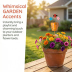 🔥Set of 3 Metal Flower Pot Garden Stakes