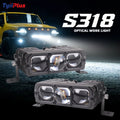 TyiiPlus 75W LED Driving Light – Super Bright 5500K Waterproof Car Spotlight