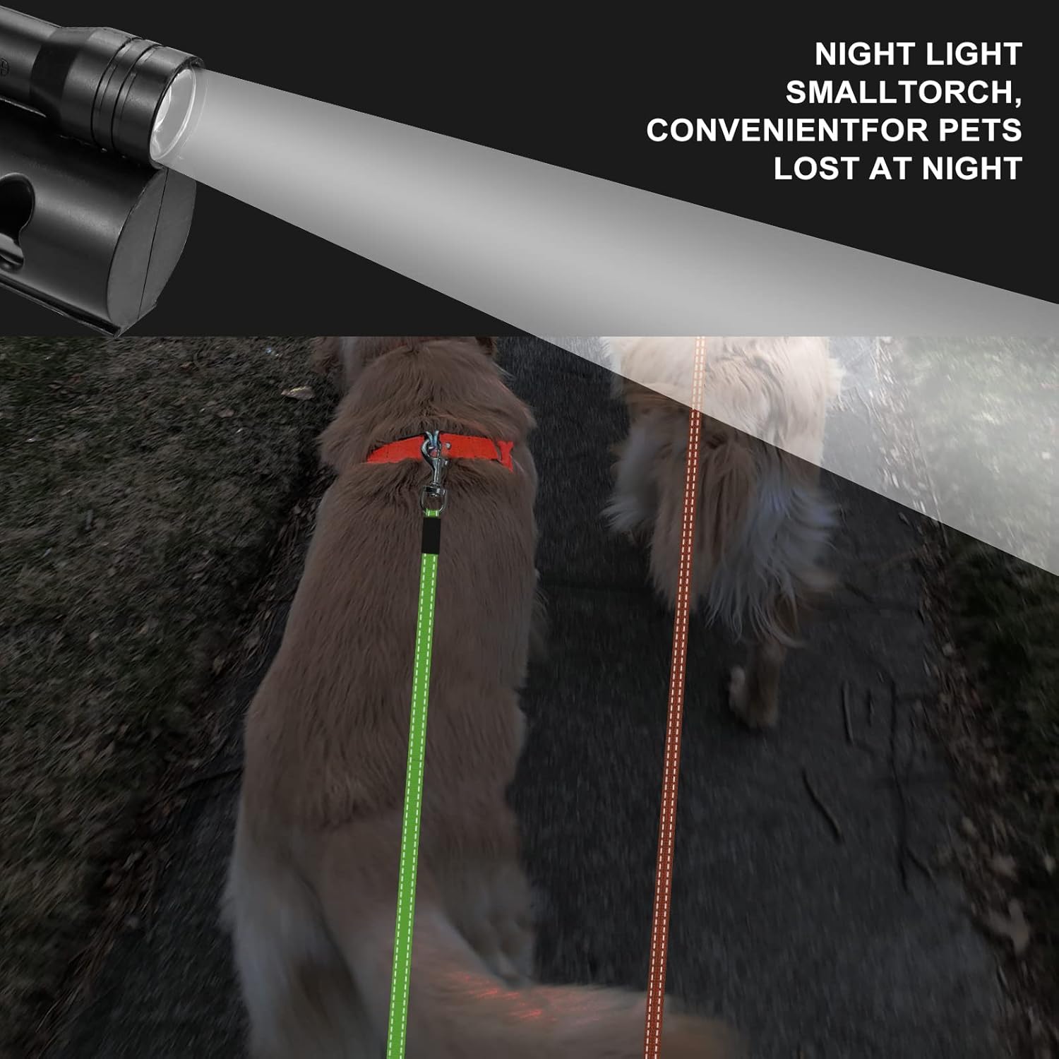 Retractable Dog Leash for Walking Two Dogs