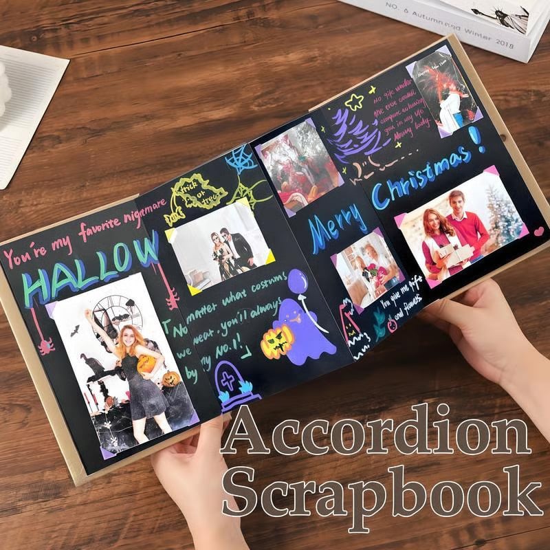 The Memory Keeper: 99+ Inch Accordion Scrapbook Album