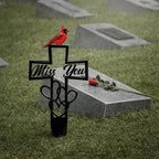 🐦💖Metal Cemetery Memorial Plaque for Remembrance✝️