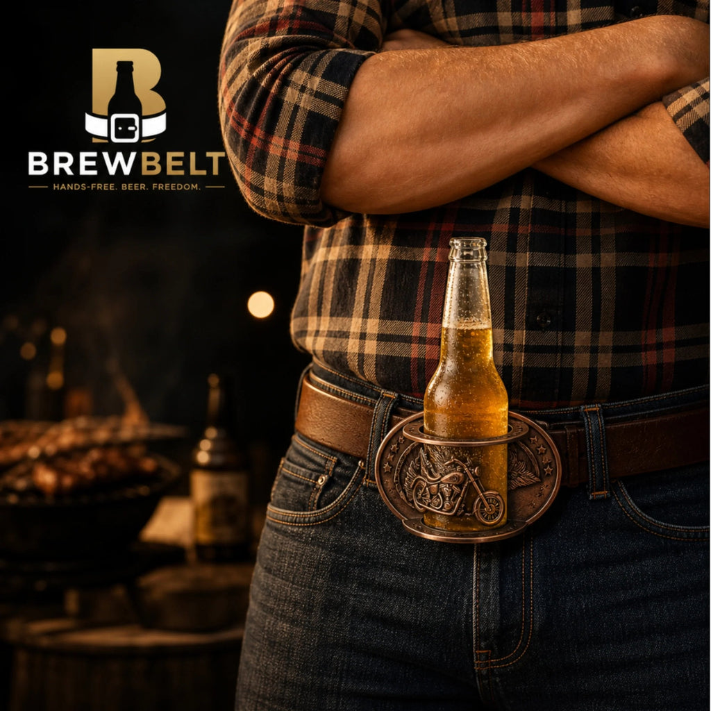 🍺 Hands-free Beer Belt Buckle Holder