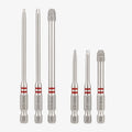 TYIIPLUS™ 6PCS S2 Alloy Steel Magnetic Screwdriver Bits Set – Pagoda Hex Shank Drill Bit Set