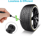 🔩60PCS Tire Repair Rubber Nails Kit, 2 Sizes Instant Flat Tire Fix 🚗 No Jack Needed