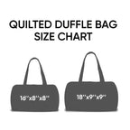 Unisex Boho Quilted Weekender Travel Bag, Lightweight & Comfortable, Hippie Design