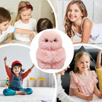 👀Cute AI shy Emotional companionship robot doll bag charm plush toy👜-It can sing, turn its head, and learn to speak🤖