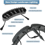 Warm White LED Outdoor Ring Tree Lights