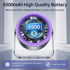 TyiiPlus Digital Display Quiet Table Fan with Turbo Airflow