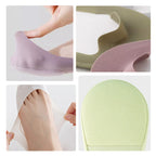 Women's Thickened Sponge-Soled Boat Socks - Sweat-Absorbent, Shock-Proof, Anti-Slip, and Invisible