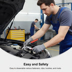 Car Clip Pliers & Trim Removal Tool, Spring-Loaded Fastener Rivet Remover for Auto Door Panels