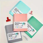 📚Mini password book with lettered tabs | password notebook for internet and computer login, username, home, office passwords