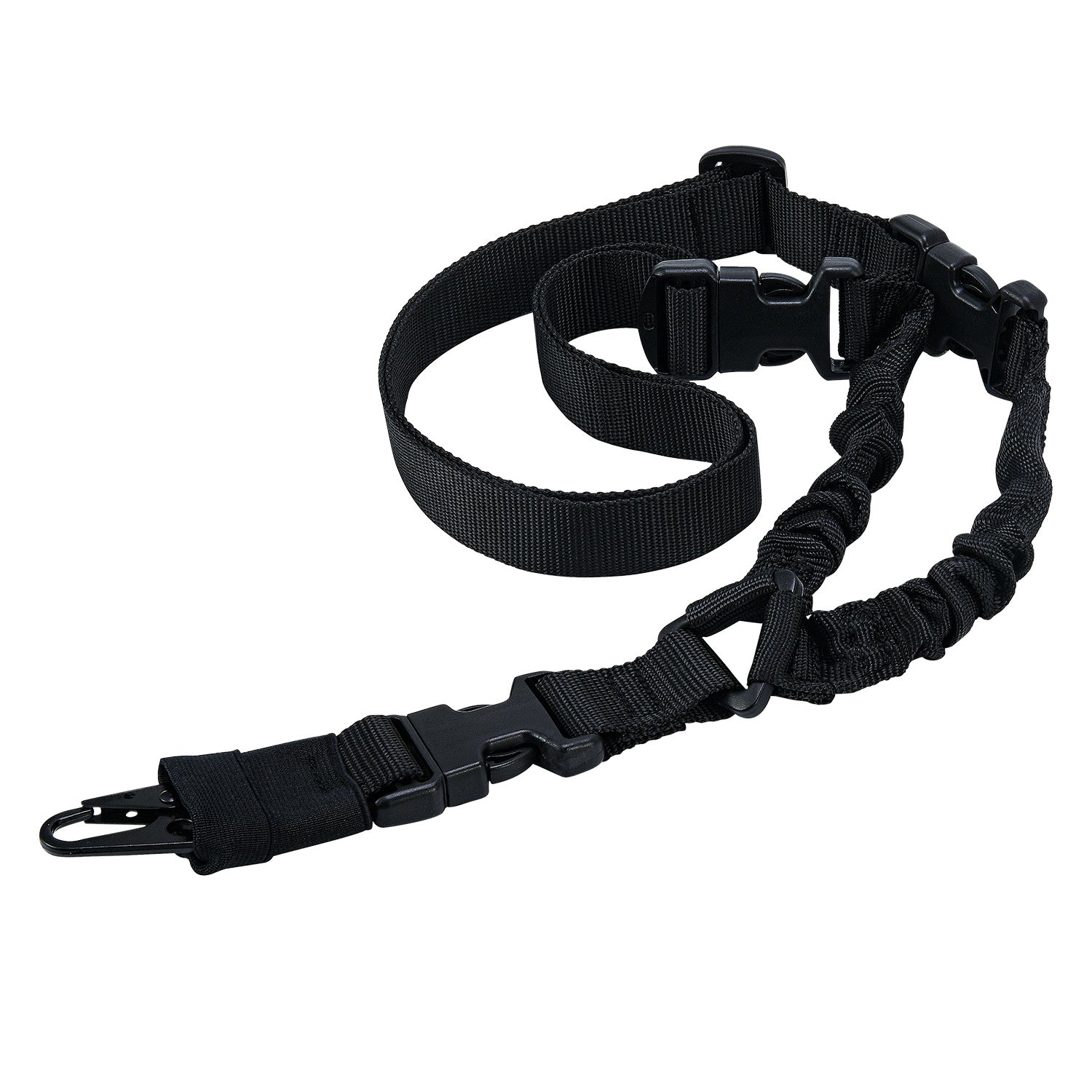 Tactical Single Point Bungee Sling with M-LOK QD Mount