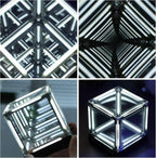 Infinite Abyss Cube – 4D RGB Mirror Lamp, Wireless & Touch Control