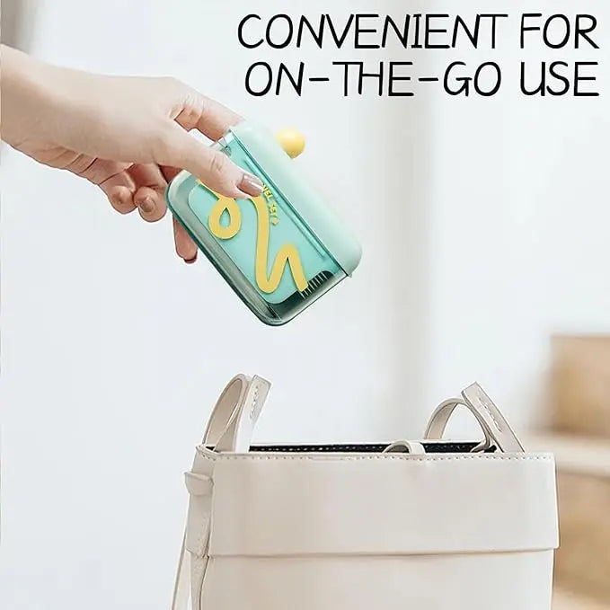 Travel-sized Storage Case with 50 Dental Floss Picks