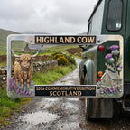 🐂 Highland Cow Commemorative Edition License Plate