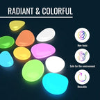 Glow In The Dark Rocks - Illuminate Your Outdoors with Enchanting Glow!