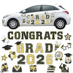 🎓2026 Grad Magnets – 30Pc Set for Celebration Decor🧲(Cars, Fridges & More)