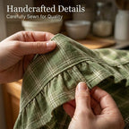 🧺 Handmade Oven Skirts | Farmhouse Kitchen Décor🔒 Heat-Resistant | 🎀 Effortless Install | ✨ Hide Clutter & Elevate Style