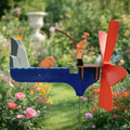 🎣 Fisherman Wind Spinner Garden Decor
