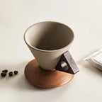Wabisabi Conical Ceramic Coffee Mug