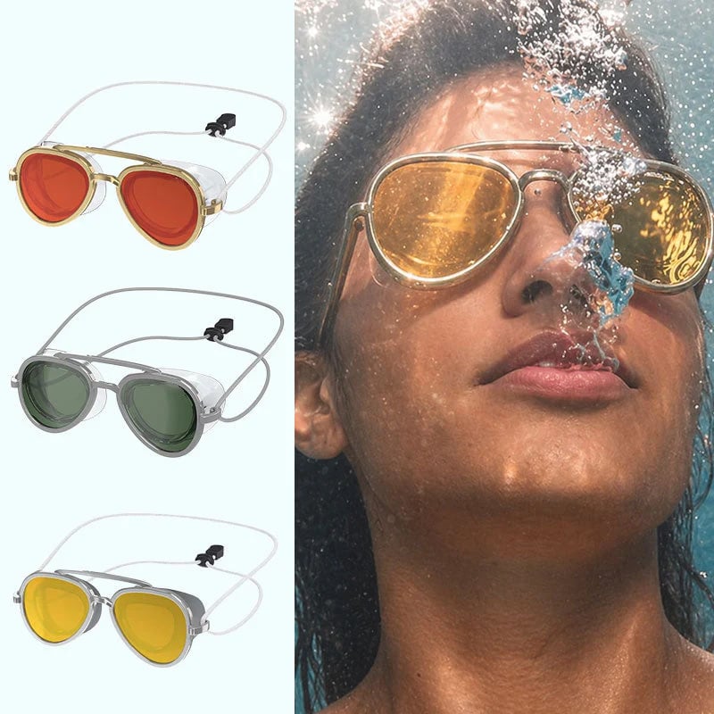 😎SummerVibe Reflective Swimming Goggles