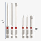 TYIIPLUS™ 6PCS S2 Alloy Steel Magnetic Screwdriver Bits Set – Pagoda Hex Shank Drill Bit Set