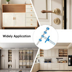 Cabinet Hardware Jig – Handle Template with Engraved Rulers & Self‑Punching Centre