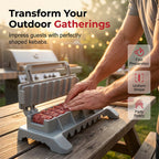 Effortless BBQ Kebab Maker Skewer Tool